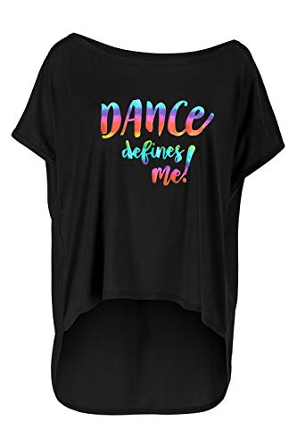 Winshape Damen Ultra leichtes Modal-Shirt MCT017 defines me, Dance Style, Fitness Freizeit Sport Yoga Workout T, schwarz, MCT017-SCHWARZ-XXL von WINSHAPE