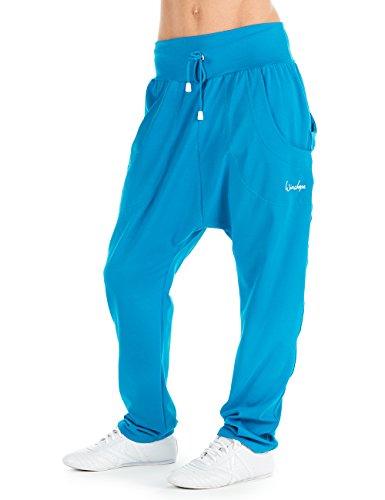 Winshape Damen Unisex 4pocket Pants Wh13 Trainingshose, Türkis, S EU Winshape Damen Unisex 4pocket Pants Wh13 Trainingshose, Türkis, S EU von WINSHAPE