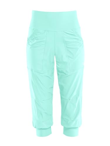 Winshape Damen Functional Comfort ¾ Leisure Trousers Lei201c Lässige Hose, Delicate-Mint, S EU von WINSHAPE