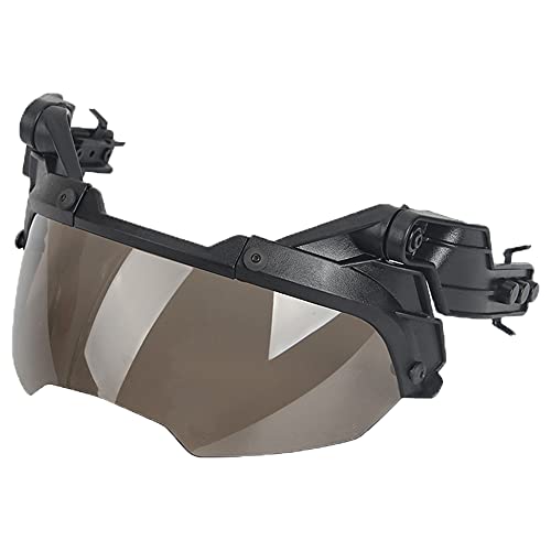 WISEONUS Universelle Taktische Helm Brille abnehmbare Airsoft Helmbrille Paintball Jagd Zubehör für Mich/Fast Helm (Hellbraune Gläser) WISEONUS Universelle Taktische Helm Brille abnehmbare Airsoft Helmbrille Paintball Jagd Zubehör für Mich/Fast Helm (Hellbraune Gläser) von WISEONUS