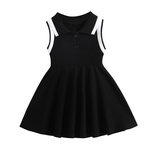 WISREMT Baby Kleinkind Mädchen Tank Kleid Ärmellose Sportkleider Tennis Golf Hemd Kleid Hohe Taille Plissee Rock 3M-3Y WISREMT Baby Kleinkind Mädchen Tank Kleid Ärmellose Sportkleider Tennis Golf Hemd Kleid Hohe Taille Plissee Rock 3M-3Y von WISREMT