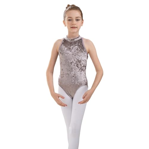 WISREMT Mädchen Trikots Tanz Top für Ballett Gymnastik Kleinkind Kinder Teenager Body mit offenem Rücken Athletische Tanzbekleidung Gym Outfits für 2-16 Jahre Kinder von WISREMT