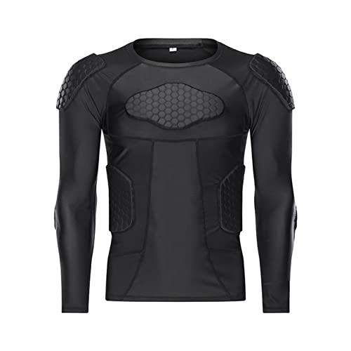 WISREMT RIPP Brustschutz Kompressionshemden Gepolsterte Hosen für Männer Fußball Baseball Hockey Protektor Trainingsanzüge WISREMT RIPP Brustschutz Kompressionshemden Gepolsterte Hosen für Männer Fußball Baseball Hockey Protektor Trainingsanzüge von WISREMT