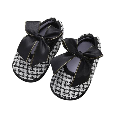WISREMT Säugling Baby Mädchen Bowknot Prinzessin Brautkleid Schuhe Weiche flache Schuhe Neugeborene Krippe Schuhe Erste Wanderer Schuhe von WISREMT