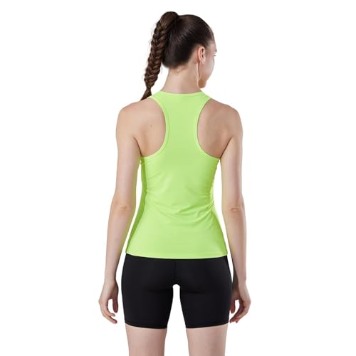 WISREMT Workout Tank Tops Frauen Ärmellose Racerback Tanks Camis Quick Dry Gym Running Yoga Active T-Shirts Ärmellose Shirts Sportliche Weste Tops von WISREMT