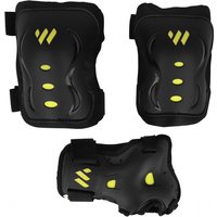 WITEBLAZE Advanced Protektorenset 9065 - black-yellow XL WITEBLAZE Advanced Protektorenset 9065 - black-yellow XL von WITEBLAZE