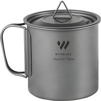 WITEBLAZE Titan Tasse mit Deckel 8000 - grau 750 ml von WITEBLAZE