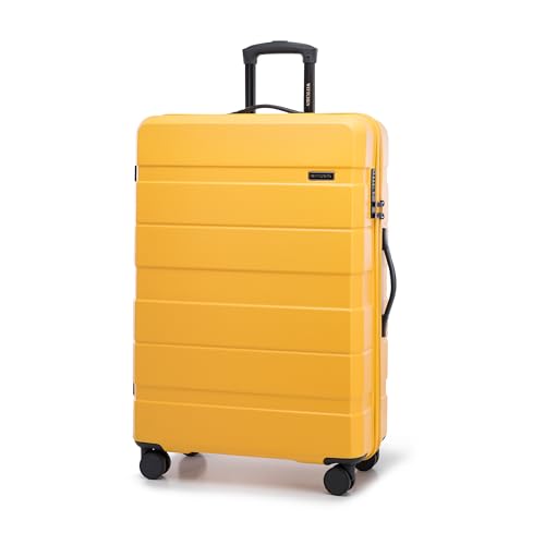 WITTCHEN COMODO Line Großer Koffer Trolley Reisekoffer mit Rollen Groß Hartgepäck aus ABS TSA Schloss Reisekoffer Check-In Gepäck Größe L Gelb WITTCHEN COMODO Line Großer Koffer Trolley Reisekoffer mit Rollen Groß Hartgepäck aus ABS TSA Schloss Reisekoffer Check-In Gepäck Größe L Gelb von WITTCHEN