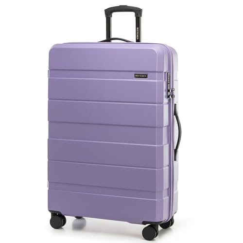 WITTCHEN COMODO Line Großer Koffer Trolley Reisekoffer mit Rollen Groß Hartgepäck aus ABS TSA Schloss Reisekoffer Check-In Gepäck Größe L Lila WITTCHEN COMODO Line Großer Koffer Trolley Reisekoffer mit Rollen Groß Hartgepäck aus ABS TSA Schloss Reisekoffer Check-In Gepäck Größe L Lila von WITTCHEN