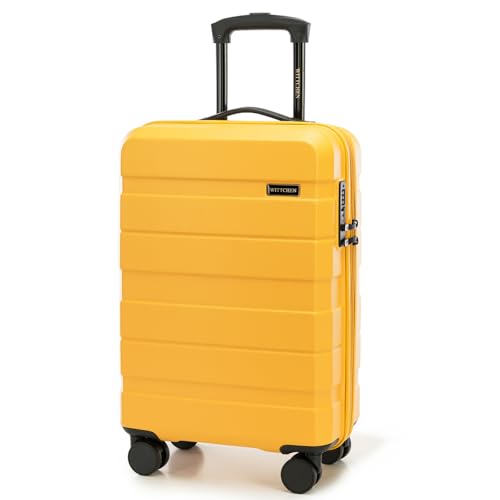 WITTCHEN COMODO Line Kleiner Koffer Kabinentasche Kabinenkoffer Handgepäck Reisekoffer Hartgepäck aus ABS TSA Schloss Handgepäck Reisekoffer Größe S Gelb WITTCHEN COMODO Line Kleiner Koffer Kabinentasche Kabinenkoffer Handgepäck Reisekoffer Hartgepäck aus ABS TSA Schloss Handgepäck Reisekoffer Größe S Gelb von WITTCHEN
