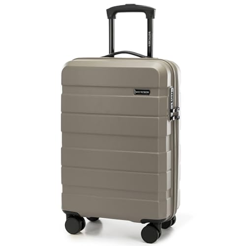 WITTCHEN COMODO Line Kleiner Koffer Kabinentasche Kabinenkoffer Handgepäck Reisekoffer Hartgepäck aus ABS TSA Schloss Handgepäck Reisekoffer Größe S Gold WITTCHEN COMODO Line Kleiner Koffer Kabinentasche Kabinenkoffer Handgepäck Reisekoffer Hartgepäck aus ABS TSA Schloss Handgepäck Reisekoffer Größe S Gold von WITTCHEN