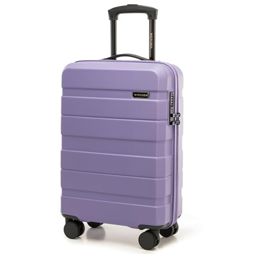 WITTCHEN COMODO Line Kleiner Koffer Kabinentasche Kabinenkoffer Handgepäck Reisekoffer Hartgepäck aus ABS TSA Schloss Handgepäck Reisekoffer Größe S Lila WITTCHEN COMODO Line Kleiner Koffer Kabinentasche Kabinenkoffer Handgepäck Reisekoffer Hartgepäck aus ABS TSA Schloss Handgepäck Reisekoffer Größe S Lila von WITTCHEN