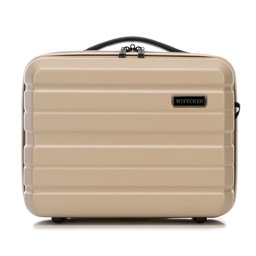 WITTCHEN COMODO Line Kosmetikkoffer Reisegepäck Kulturbeutel Kosmetiketui aus ABS Kosmetiktasche Damen Reiseetui Abnehmbarer Trageriemen Größe XS Beige WITTCHEN COMODO Line Kosmetikkoffer Reisegepäck Kulturbeutel Kosmetiketui aus ABS Kosmetiktasche Damen Reiseetui Abnehmbarer Trageriemen Größe XS Beige von WITTCHEN