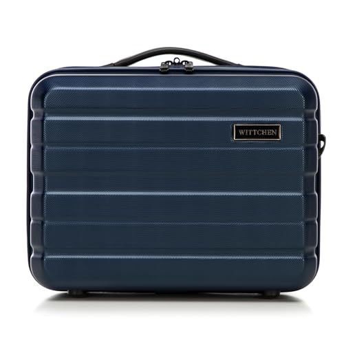 WITTCHEN COMODO Line Kosmetikkoffer Reisegepäck Kulturbeutel Kosmetiketui aus ABS Kosmetiktasche Damen Reiseetui Abnehmbarer Trageriemen Größe XS Marineblau WITTCHEN COMODO Line Kosmetikkoffer Reisegepäck Kulturbeutel Kosmetiketui aus ABS Kosmetiktasche Damen Reiseetui Abnehmbarer Trageriemen Größe XS Marineblau von WITTCHEN