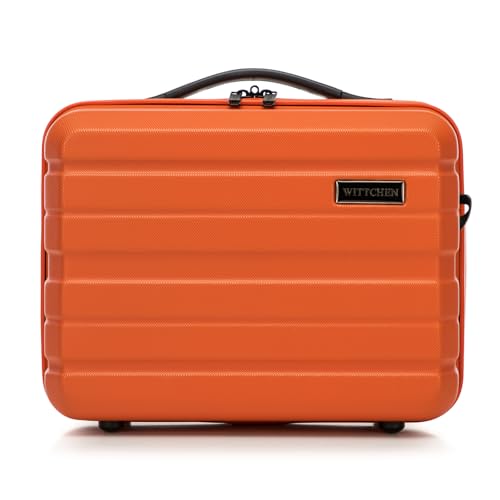 WITTCHEN COMODO Line Kosmetikkoffer Reisegepäck Kulturbeutel Kosmetiketui aus ABS Kosmetiktasche Damen Reiseetui Abnehmbarer Trageriemen Größe XS Orange WITTCHEN COMODO Line Kosmetikkoffer Reisegepäck Kulturbeutel Kosmetiketui aus ABS Kosmetiktasche Damen Reiseetui Abnehmbarer Trageriemen Größe XS Orange von WITTCHEN