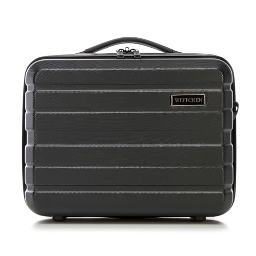 WITTCHEN COMODO Line Kosmetikkoffer Reisegepäck Kulturbeutel Kosmetiketui aus ABS Kosmetiktasche Damen Reiseetui Abnehmbarer Trageriemen Größe XS Schwarz WITTCHEN COMODO Line Kosmetikkoffer Reisegepäck Kulturbeutel Kosmetiketui aus ABS Kosmetiktasche Damen Reiseetui Abnehmbarer Trageriemen Größe XS Schwarz von WITTCHEN