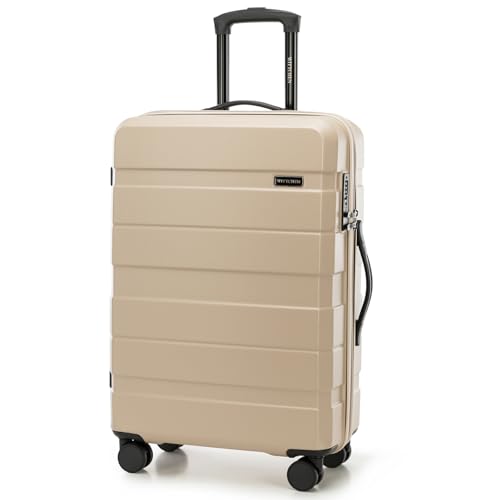WITTCHEN COMODO Line Mittelgroßer Koffer Trolley Hartgepäck aus ABS TSA Schloss Reisekoffer Check-In Gepäck Größe M Beige WITTCHEN COMODO Line Mittelgroßer Koffer Trolley Hartgepäck aus ABS TSA Schloss Reisekoffer Check-In Gepäck Größe M Beige von WITTCHEN