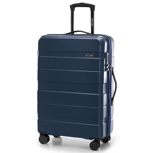 WITTCHEN COMODO Line Mittelgroßer Koffer Trolley Hartgepäck aus ABS TSA Schloss Reisekoffer Check-In Gepäck Größe M Marineblau WITTCHEN COMODO Line Mittelgroßer Koffer Trolley Hartgepäck aus ABS TSA Schloss Reisekoffer Check-In Gepäck Größe M Marineblau von WITTCHEN