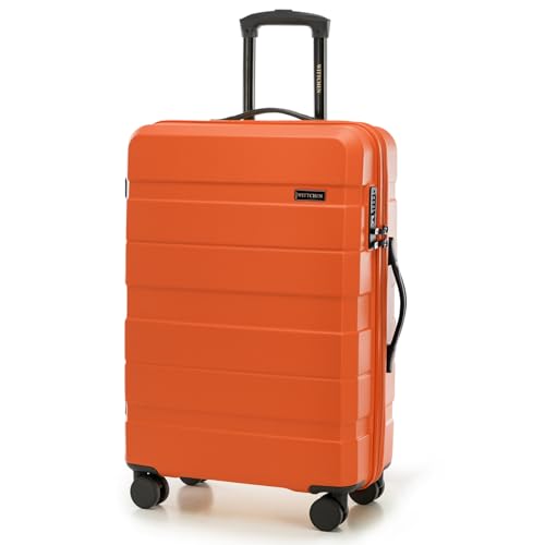 WITTCHEN COMODO Line Mittelgroßer Koffer Trolley Hartgepäck aus ABS TSA Schloss Reisekoffer Check-In Gepäck Größe M Orange WITTCHEN COMODO Line Mittelgroßer Koffer Trolley Hartgepäck aus ABS TSA Schloss Reisekoffer Check-In Gepäck Größe M Orange von WITTCHEN