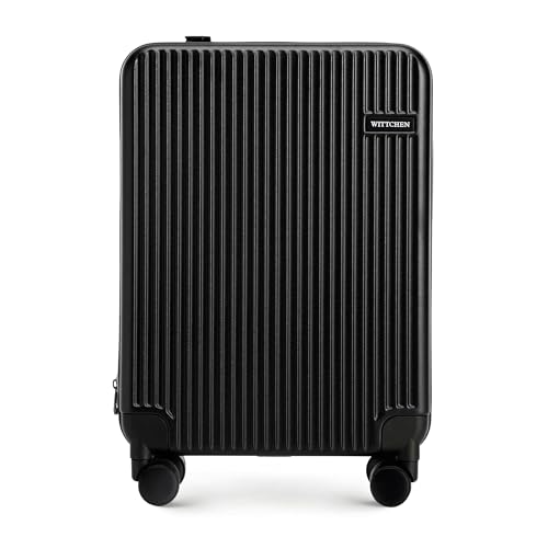 WITTCHEN Flexi Line Erweiterbarer Kabinenkoffer Handgepäck Kabinentasche Kleiner Koffer aus Polycarbonat TSA Zahlenschloss Vier Doppelrollen Aluminium Teleskopgriff Größe S Schwarz WITTCHEN Flexi Line Erweiterbarer Kabinenkoffer Handgepäck Kabinentasche Kleiner Koffer aus Polycarbonat TSA Zahlenschloss Vier Doppelrollen Aluminium Teleskopgriff Größe S Schwarz von WITTCHEN