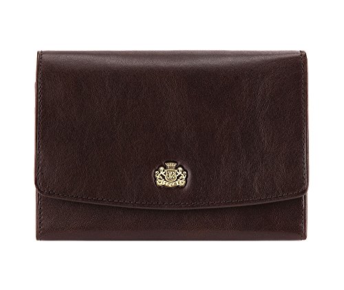 WITTCHEN Geldbörse aus Rindsleder | Kollektion: Arizona | mit Druckknopfverschluss | aus hochwertigen Materialien | elegant und klassisch | Braun | 14x10 cm WITTCHEN Geldbörse aus Rindsleder | Kollektion: Arizona | mit Druckknopfverschluss | aus hochwertigen Materialien | elegant und klassisch | Braun | 14x10 cm von WITTCHEN
