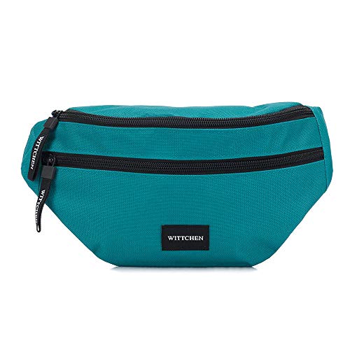 WITTCHEN Gürteltasche | Schlicht | Leicht | Sachet | Hüfttasche | Zwei unterschiedlich große Fächer | Verstellbarer Gurt 26-104 cm | Sportlicher Charakter | Polyester | Türkis | 16 x 27 x 7 cm WITTCHEN Gürteltasche | Schlicht | Leicht | Sachet | Hüfttasche | Zwei unterschiedlich große Fächer | Verstellbarer Gurt 26-104 cm | Sportlicher Charakter | Polyester | Türkis | 16 x 27 x 7 cm von WITTCHEN