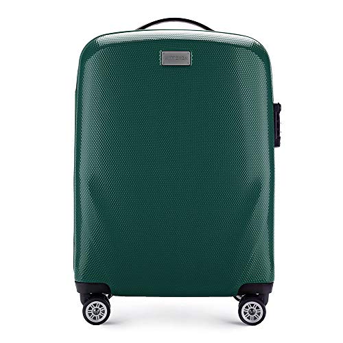 WITTCHEN PC Ultra Light Handgepäck Kleiner Koffer Kabinengröße Trolley Koffer Reisekoffer Kabinenkoffer aus Polycarbonat 4 Lenkrollen TSA Kombinationsschloss Aluminium Teleskopgriff Größe S Grün WITTCHEN PC Ultra Light Handgepäck Kleiner Koffer Kabinengröße Trolley Koffer Reisekoffer Kabinenkoffer aus Polycarbonat 4 Lenkrollen TSA Kombinationsschloss Aluminium Teleskopgriff Größe S Grün von WITTCHEN