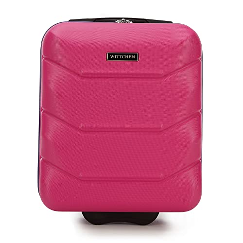 WITTCHEN Koffer Handgepäck Kabinentasche Bordkoffer Kabinengepäck Hartschalen Material ABS Hochwertiger und Stabiler Robuste Räder Teleskopischer Griff 25L Größe S Rosa WITTCHEN Koffer Handgepäck Kabinentasche Bordkoffer Kabinengepäck Hartschalen Material ABS Hochwertiger und Stabiler Robuste Räder Teleskopischer Griff 25L Größe S Rosa von WITTCHEN