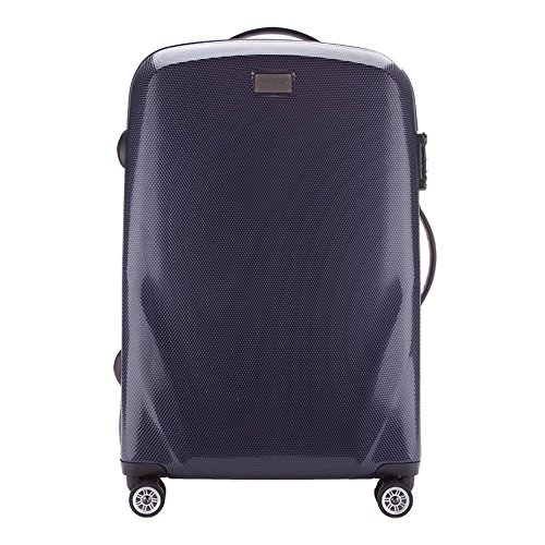 WITTCHEN PC Ultra Light Hartgepäck Reisekoffer Trolley Koffer Mittlerer Koffer aus Polycarbonat Vier Lenkrollen TSA Kombinationsschloss Aluminium Teleskopgriff Größe M Dunkelblau WITTCHEN PC Ultra Light Hartgepäck Reisekoffer Trolley Koffer Mittlerer Koffer aus Polycarbonat Vier Lenkrollen TSA Kombinationsschloss Aluminium Teleskopgriff Größe M Dunkelblau von WITTCHEN