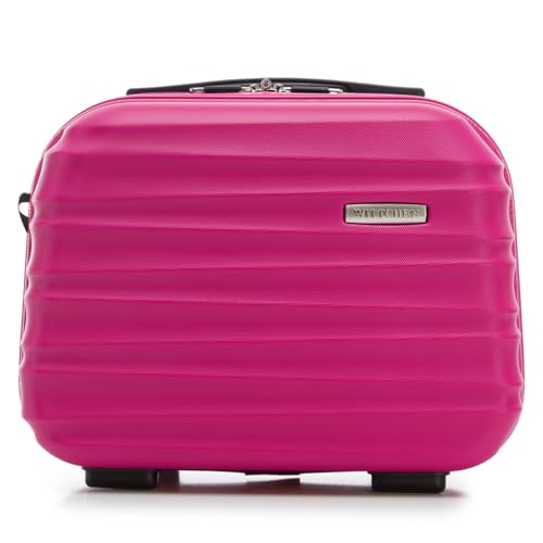 WITTCHEN Kosmetikkoffer Reisekoffer Handgepäck Kabinengepäck Rollkoffer Hartschale aus ABS Zahlenschloss Reisegepäck Kulturbeutel Kosmetiketui Kosmetikkofer Kosmetiktasche Damen Groove Line rosa WITTCHEN Kosmetikkoffer Reisekoffer Handgepäck Kabinengepäck Rollkoffer Hartschale aus ABS Zahlenschloss Reisegepäck Kulturbeutel Kosmetiketui Kosmetikkofer Kosmetiktasche Damen Groove Line rosa von WITTCHEN