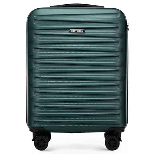 WITTCHEN Skyspeed Line Kabinenkoffer Kleines Kabinengepäck ABS Hartschalenkoffer Reisekoffer Rollkoffer Kleiner Koffer Trolley Kombinationsschloss Teleskopgriff 4 Rollen Grün WITTCHEN Skyspeed Line Kabinenkoffer Kleines Kabinengepäck ABS Hartschalenkoffer Reisekoffer Rollkoffer Kleiner Koffer Trolley Kombinationsschloss Teleskopgriff 4 Rollen Grün von WITTCHEN