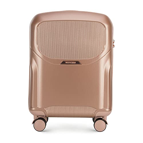 WITTCHEN Stilvoller Koffer Kabinengepäck Rollkoffer Reisekoffer Strapazierfähigem Polycarbonat Trolley 4 Doppel-Lenkrollen TSA Zahlenschloss 2,9 kg 36 L Größe S Stumpfes Rosa WITTCHEN Stilvoller Koffer Kabinengepäck Rollkoffer Reisekoffer Strapazierfähigem Polycarbonat Trolley 4 Doppel-Lenkrollen TSA Zahlenschloss 2,9 kg 36 L Größe S Stumpfes Rosa von WITTCHEN