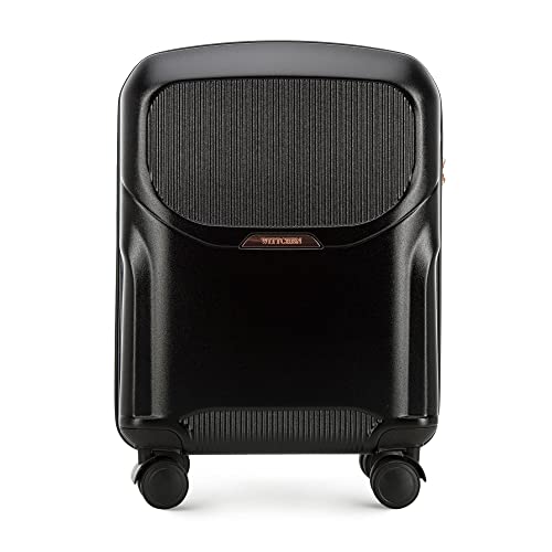 WITTCHEN Stilvoller Koffer Kabinengepäck Rollkoffer Reisekoffer Strapazierfähigem Polycarbonat Trolley 4 Doppel-Lenkrollen TSA Zahlenschloss 2,9 kg 36 L Größe S Schwarz WITTCHEN Stilvoller Koffer Kabinengepäck Rollkoffer Reisekoffer Strapazierfähigem Polycarbonat Trolley 4 Doppel-Lenkrollen TSA Zahlenschloss 2,9 kg 36 L Größe S Schwarz von WITTCHEN