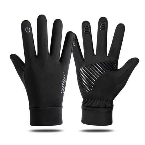 WIWIDANG Freezer Thermo-Handschuhe, Freezer Thermo Pro Handschuhe, Thermohandschuhe Winter Herren Damen Wandern Radfahren Radfahren Sporthandschuhe (Black, M) von WIWIDANG