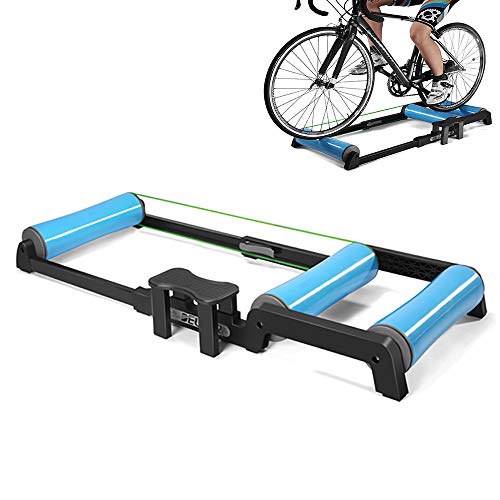 Fahrrad-Widerstandstrainer, Indoor-Roller-Reitübungsplattform, Roller-Fitnessgerät für das Ganzjahrestraining von WJFLUCK