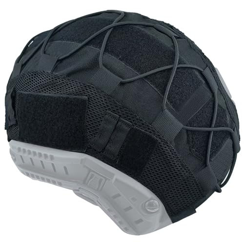 FAST Airsoft-Helmüberzug Tarnfarbener Militär-Helmüberzug 1000D Oxford-Stoff In Größe M/L für Airsoft Paintball Helm von WJHHTAC