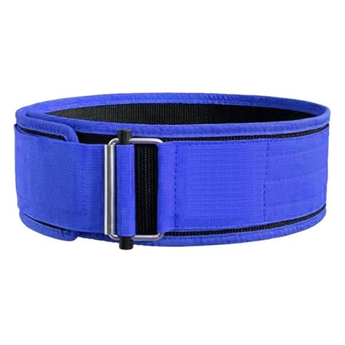 WJLYDM Gewichtheben Kniebeugen Training Lordosenstütze Band Sport Powerlifting Gürtel Fitness Gym Zurück Taille Schutz for Männer Frau(Blue,L) von WJLYDM