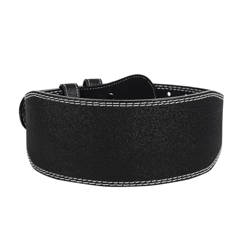 WJLYDM Gewichthebergürtel, 10,5 cm Breite, for Männer und Frauen, Fitnessstudio, Fitness, Kniebeugen, Gürtel, Rückenstütze for Powerlifting, Cross-Training, Workout(Black,L) von WJLYDM