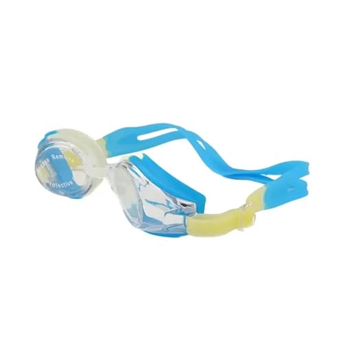 WJLYDM Schwimmbrillen Schwimmbrille Praktisches komfortables ergonomisches Design for Männer Schwimmbrille Taucherbrille(Blue and yellow) von WJLYDM