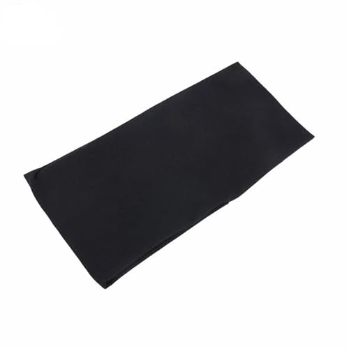 WJLYDM Sport Stirnband Solides, breites, elastisches Stirnband, Yoga-Sport-Kopfband, Kopfbedeckung(Black) von WJLYDM