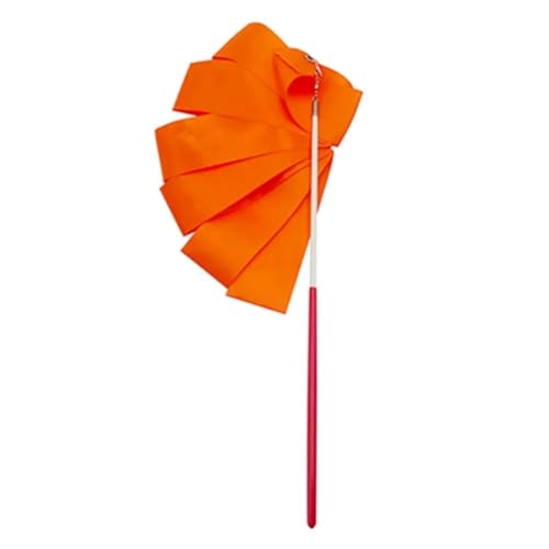 WJLYDM Tanzband 2M / 4M Bunte Gym Bänder Tanzband Rhythmische Kunst Gymnastik Ballett Streamer Twirling Rod Stick for Gym Training FüR Rhythmische Sportgymnastik(06,2M) von WJLYDM