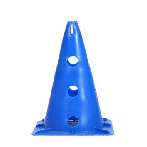 WJLYDM Trainingskegel 30 cm große Trainingsleitkegel, Sportmarkierungshütchen for Fußball, Basketball, Fußball, Training, Outdoor-Aktivitäten oder Veranstaltungen(Blue) von WJLYDM