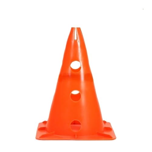 WJLYDM Trainingskegel 30 cm große Trainingsleitkegel, Sportmarkierungshütchen for Fußball, Basketball, Fußball, Training, Outdoor-Aktivitäten oder Veranstaltungen(Orange) von WJLYDM