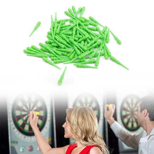 WJUAN Softdartpfeile 200 Stück, Grün Softdart Spitzen 2BA Gewinde, Dart Spitzen Soft Kunststoff Dartspitzen Weich und Robust, Perfekt für Dart-Enthusiasten WJUAN Softdartpfeile 200 Stück, Grün Softdart Spitzen 2BA Gewinde, Dart Spitzen Soft Kunststoff Dartspitzen Weich und Robust, Perfekt für Dart-Enthusiasten von WJUAN