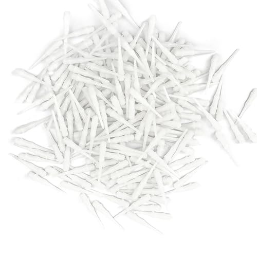 WJUAN Softdartpfeile 200 Stück, Weiß Softdart Spitzen 2BA Gewinde, Dart Spitzen Soft Kunststoff Dartspitzen Weich und Robust, Perfekt für Dart-Enthusiasten WJUAN Softdartpfeile 200 Stück, Weiß Softdart Spitzen 2BA Gewinde, Dart Spitzen Soft Kunststoff Dartspitzen Weich und Robust, Perfekt für Dart-Enthusiasten von WJUAN