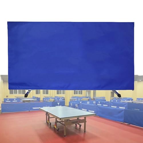 Tragbare Tischtennis-Barriere, robuster Clubspiel-Surround-Barriereblock, Faltbarer temporärer Trennwand-Bildschirm für Bürospielplätze (Größe: 140 x 80 cm, 10 Stück) von WJYLM
