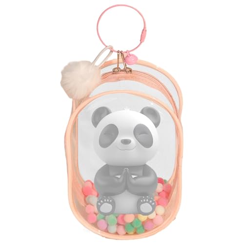 WJnflQN Puppen-Tragetasche, kleine Puppentasche, Figuren-Aufbewahrungsbox, Figuren und Puppen-Tragetasche, transparente Figuren-Display-Tasche für Schreibwaren, Kosmetik, rose, Refer to description, von WJnflQN