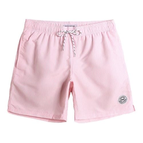 WKAYsIV Jogginghose Herren Slim fit Torwart Klamotten Tethered Farbe Fünf Punkt Sport Casual Shorts Hosen Laufhosen Herren(Light Rosa,XXL) von WKAYsIV