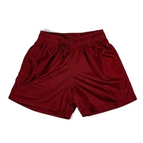 WKAYsIV Sommerhosen männer Hosen Herren Kurze Sporthosen Schwarz mit Leopardenmuster Viertelhose Fitness-Sporthose Schnell trocknender Strand-Shorts-Badeanzug für Herren Freizeithose Herren(Wein,3XL) von WKAYsIV