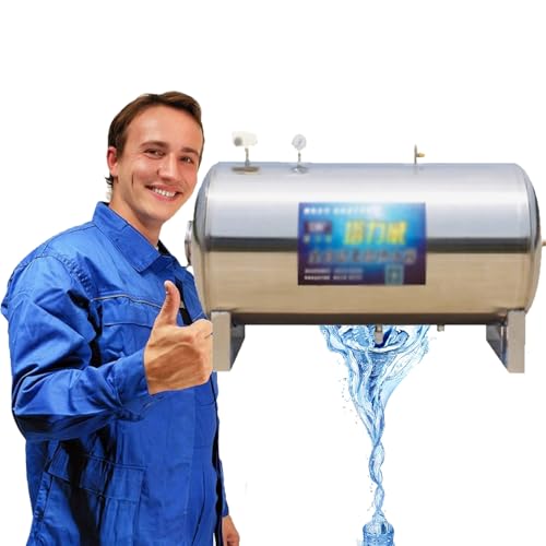 WLCGYD Pressure Tank Druckbehälter Für Wassersysteme, Druckwasserbehälter Für Den Garten, Druckbehälter Mit Entlüftungsventil(52.8Gal/200L) von WLCGYD